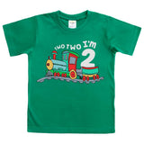 Unordinary Toddler 2nd Birthday Shirt boy Chugga Chugga Two Two Train im 2 Years Old Second Birthday Tshirt