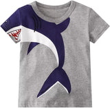 Toddler Boy Summer Clothes Outfits Kids Cotton Short Sleeve Shirt Shorts Set 2-7 Years