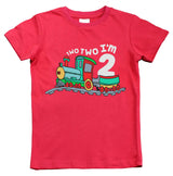 Unordinary Toddler 2nd Birthday Shirt boy Chugga Chugga Two Two Train im 2 Years Old Second Birthday Tshirt