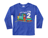 Unordinary Toddler 2nd Birthday Shirt boy Chugga Chugga Two Two Train im 2 Years Old Second Birthday Tshirt