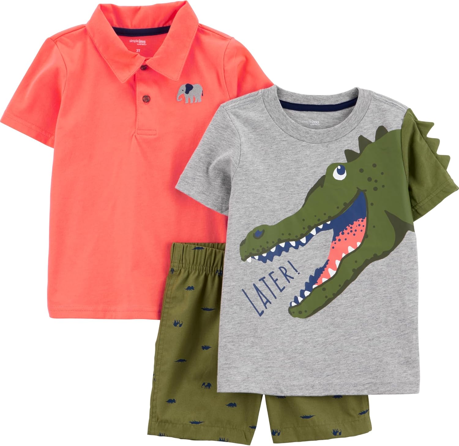 Simple Joys by Carter's baby-boys 3-piece Playwear Set