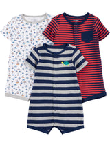 Simple Joys by Carter's Baby 3-Pack Snap-up Rompers