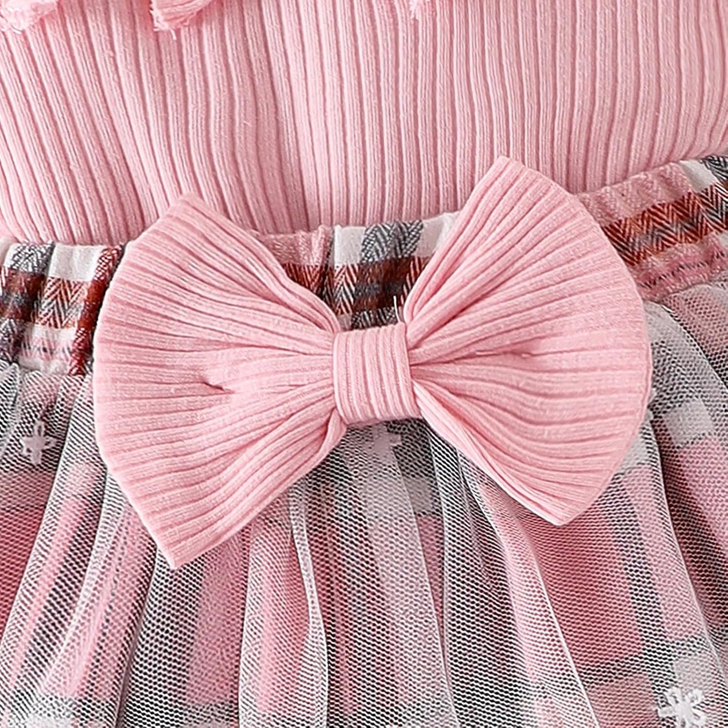 Baby Girl Clothes Newborn Fall Winter Outfit Ruffled Long Sleeve Romper Lace Dress Headband Skirt Set 0-18 Months