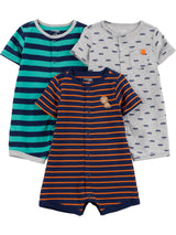 Simple Joys by Carter's Baby 3-Pack Snap-up Rompers
