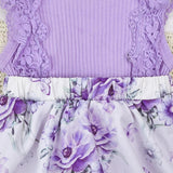 Baby Girl Clothes Newborn Romper Dress Infant Lace Ruffle Sleeveless Summer Outfits with Headband 0-12 Months