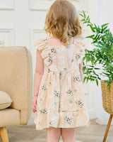 Renotemy Newborn Infant Baby Girl Dresses Summer Outfits Boho Casual Sundress Gifts Toddler Clothes for Girl with Hat and Bag