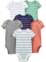 Simple Joys by Carter's Baby-Boys 6-Pack Short-Sleeve Bodysuit