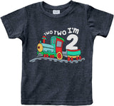 Unordinary Toddler 2nd Birthday Shirt boy Chugga Chugga Two Two Train im 2 Years Old Second Birthday Tshirt