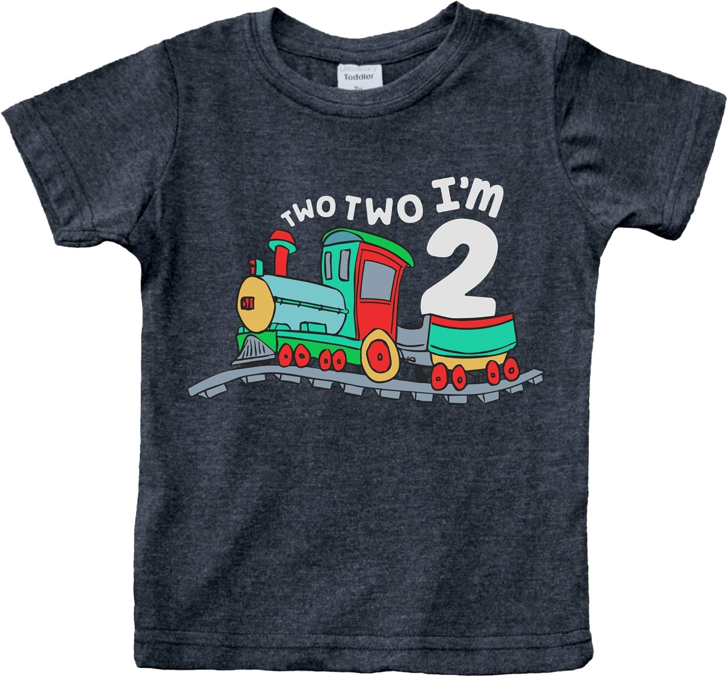 Unordinary Toddler 2nd Birthday Shirt boy Chugga Chugga Two Two Train im 2 Years Old Second Birthday Tshirt