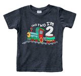 Unordinary Toddler 2nd Birthday Shirt boy Chugga Chugga Two Two Train im 2 Years Old Second Birthday Tshirt