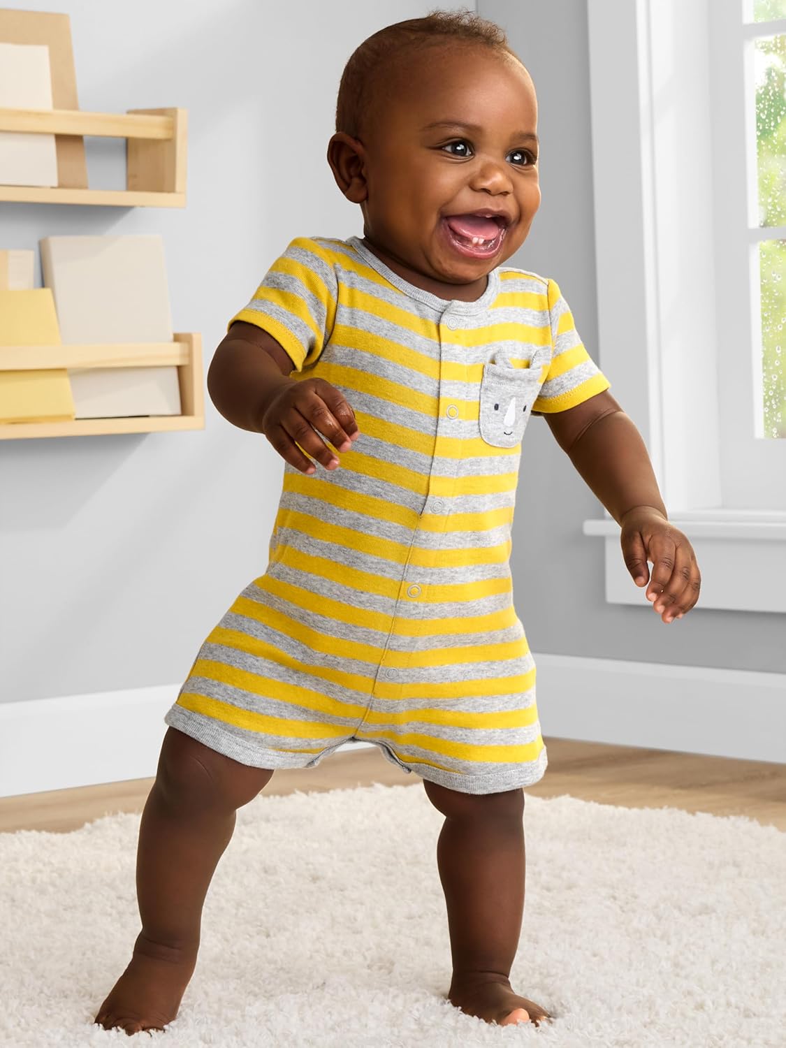Simple Joys by Carter's Baby 3-Pack Snap-up Rompers