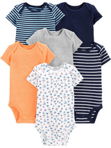 Simple Joys by Carter's Baby-Boys 6-Pack Short-Sleeve Bodysuit