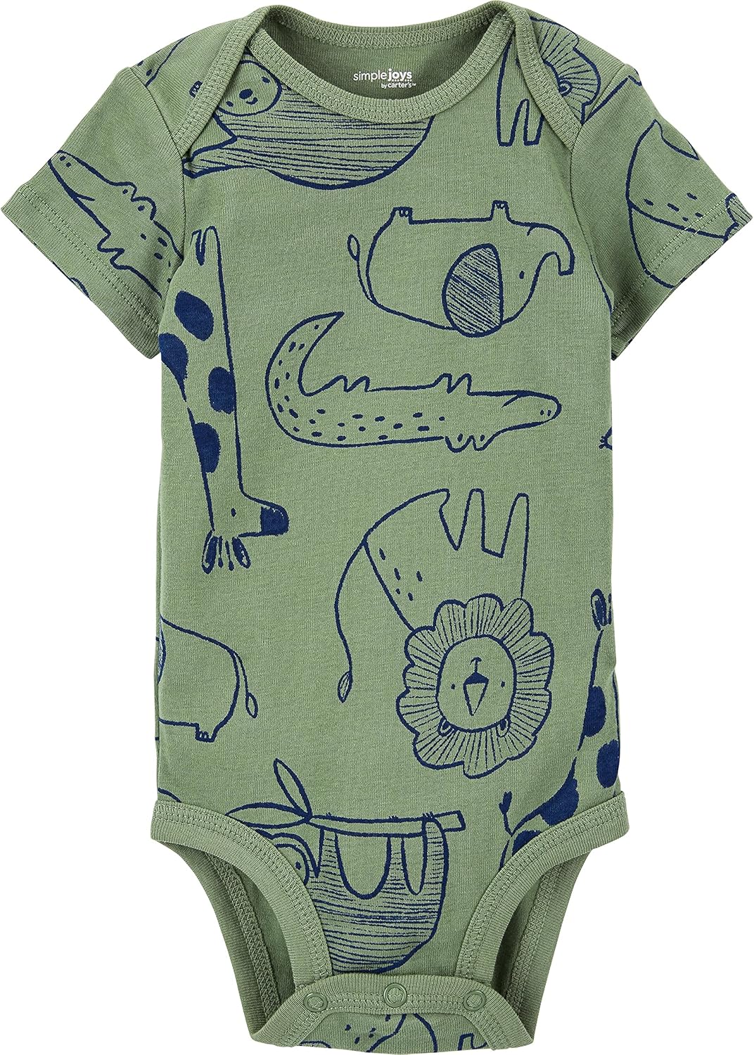 Simple Joys by Carter's Baby-Boys 6-Pack Short-Sleeve Bodysuit